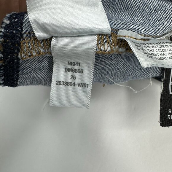 Madewell Women’s Blue Maternity‎ Kick Out Over-The-Belly Jeans W25-30/L26.5 - Picture 7 of 13